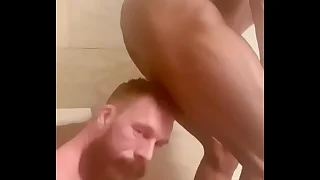 I bred him with respect to my piss and he sprayed it back on me